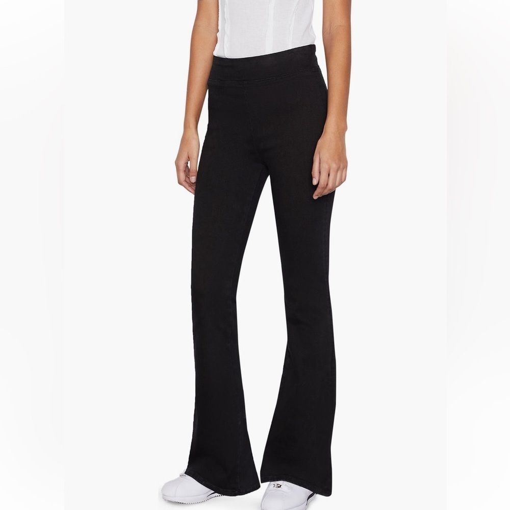 Frame The Jetset Flare Jeans Pants Sheen Noir Black Size 2 (30-34 US)
